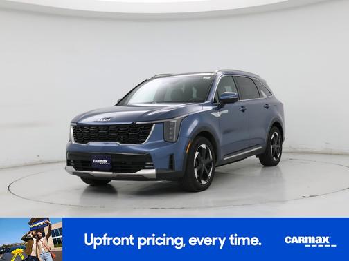 Blue 2025 Kia Sorento Hybrid SX Prestige