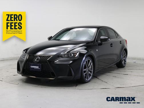 Black 2018 Lexus IS 300 F-Sport