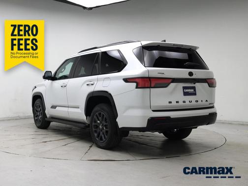 White 2025 Toyota Sequoia Platinum