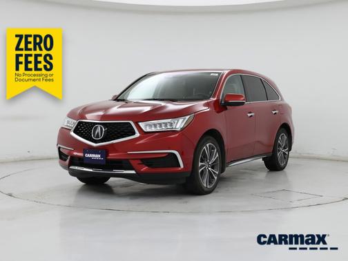Red 2020 Acura MDX SH-AWD Technology