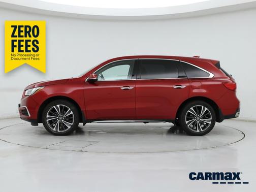 Red 2020 Acura MDX SH-AWD Technology