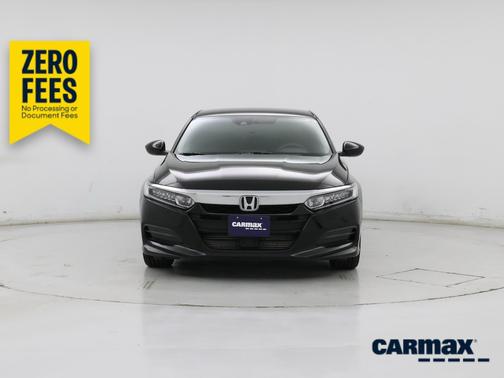Black 2018 Honda Accord LX