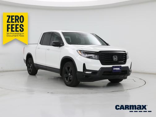 White 2022 Honda Ridgeline Black Edition