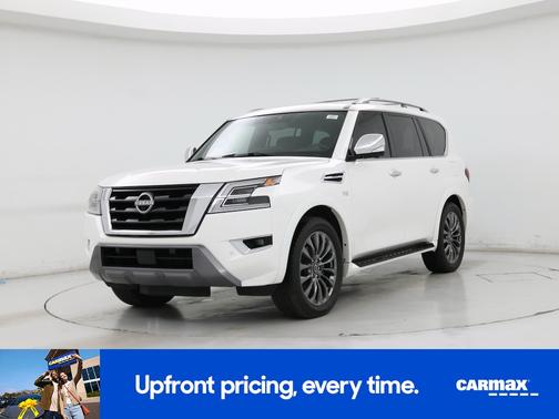 White 2022 Nissan Armada Platinum