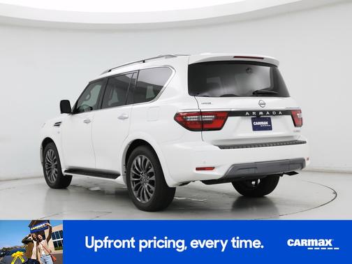 White 2022 Nissan Armada Platinum