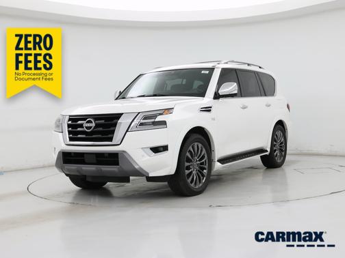 White 2022 Nissan Armada Platinum