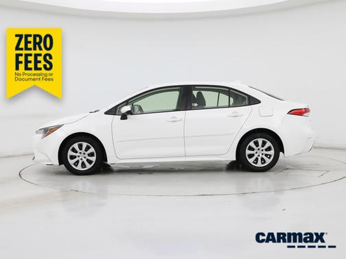White 2020 Toyota Corolla LE
