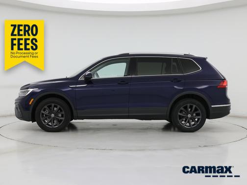 Blue 2022 Volkswagen Tiguan SE