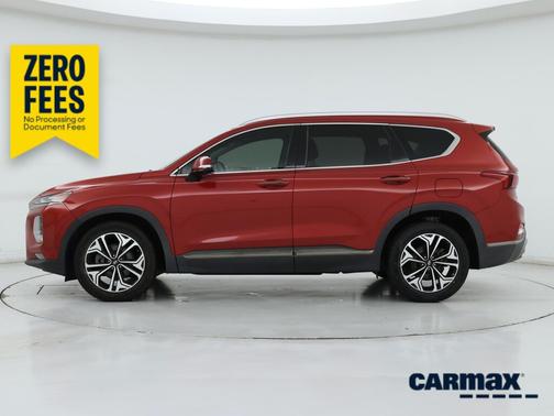 Red 2020 Hyundai SANTA FE Limited