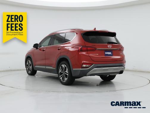 Red 2020 Hyundai SANTA FE Limited
