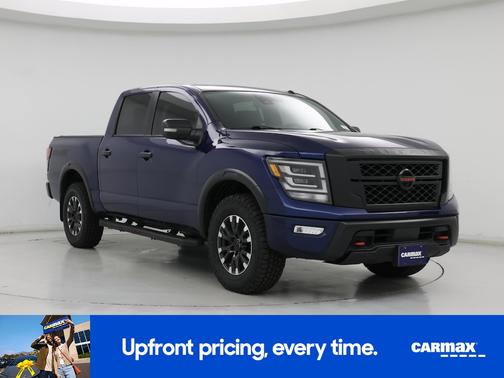 Blue 2021 Nissan Titan PRO-4X