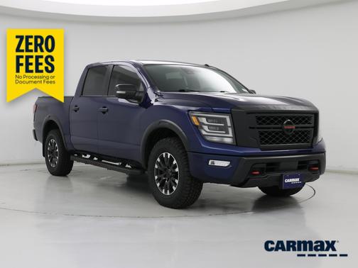 Blue 2021 Nissan Titan PRO-4X