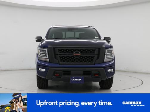 Blue 2021 Nissan Titan PRO-4X