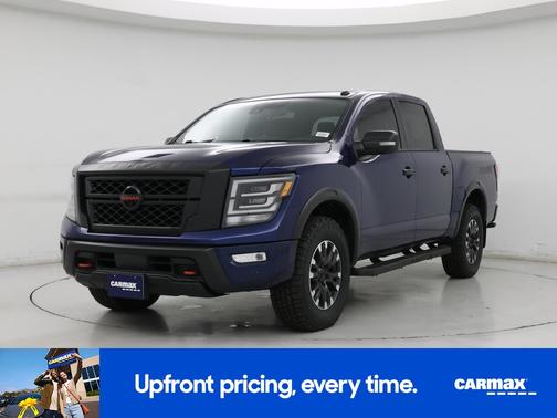 Blue 2021 Nissan Titan PRO-4X