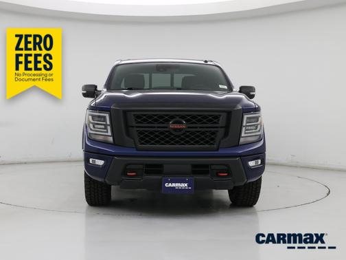Blue 2021 Nissan Titan PRO-4X