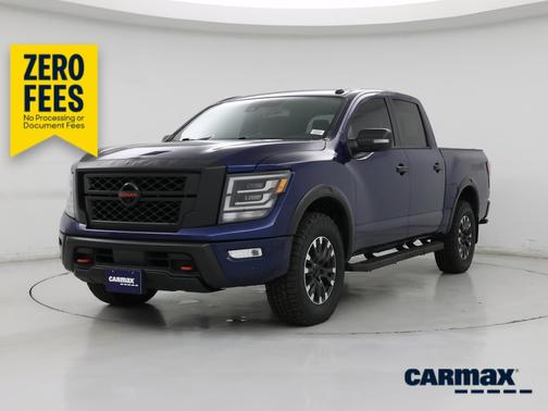 Blue 2021 Nissan Titan PRO-4X