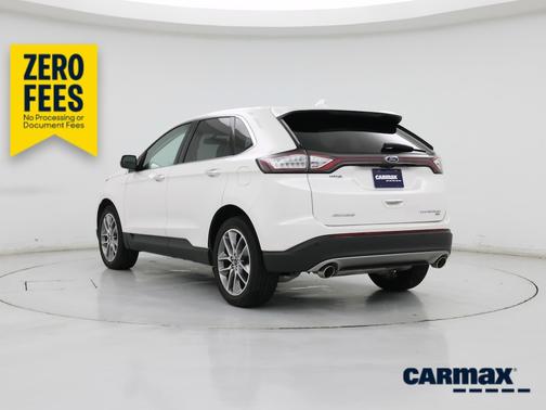 White 2016 Ford Edge Titanium