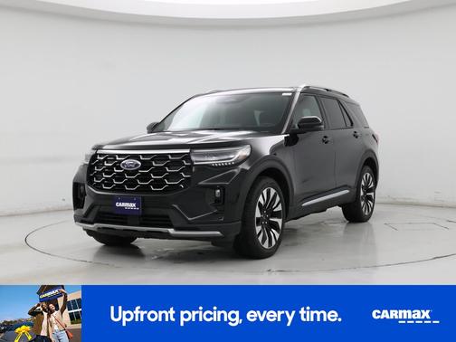 Black 2025 Ford Explorer Platinum