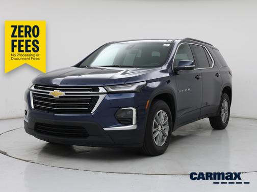 Blue 2023 Chevrolet Traverse LT Cloth