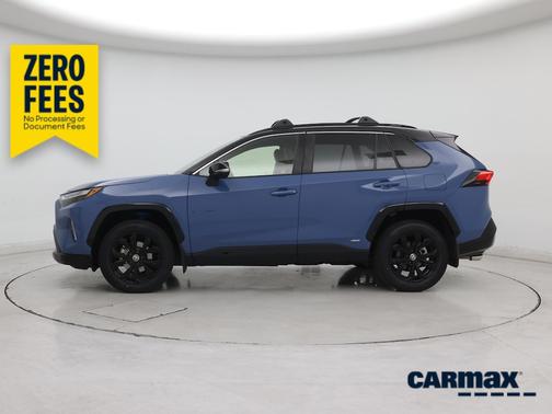 Blue 2023 Toyota RAV4 Hybrid XSE