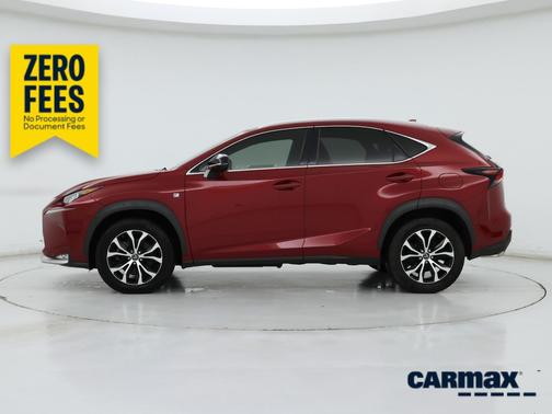 Red 2017 Lexus NX 200t F-Sport