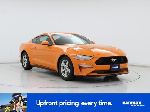 Orange 2021 Ford Mustang Ecoboost