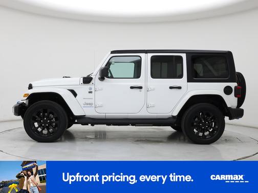 White 2023 Jeep Wrangler 4xe Unlimited Sahara