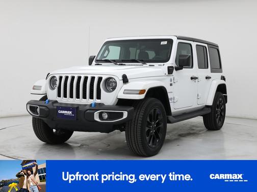 White 2023 Jeep Wrangler 4xe Unlimited Sahara
