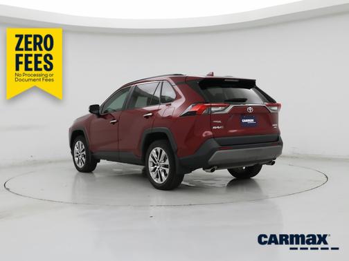 Red 2021 Toyota RAV4 Limited