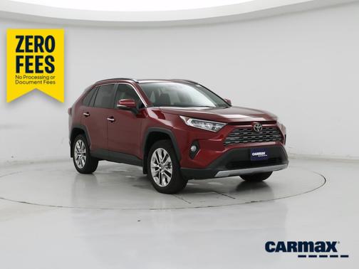 Red 2021 Toyota RAV4 Limited