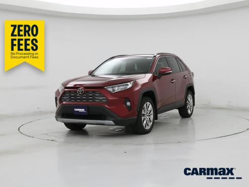 Red 2021 Toyota RAV4 Limited