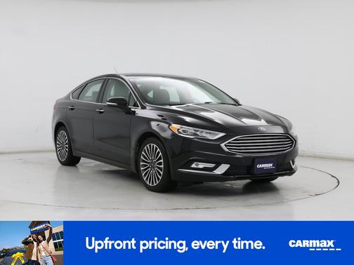Black 2018 Ford Fusion Titanium