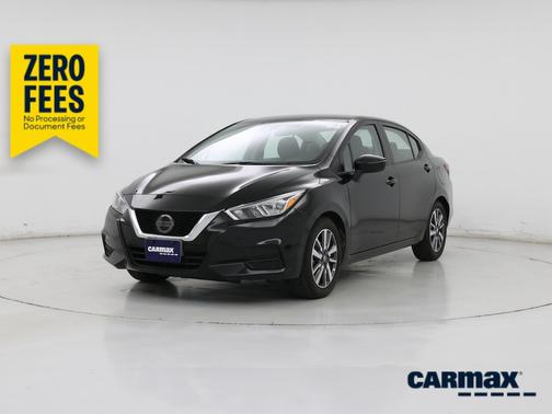 Black 2020 Nissan Versa SV