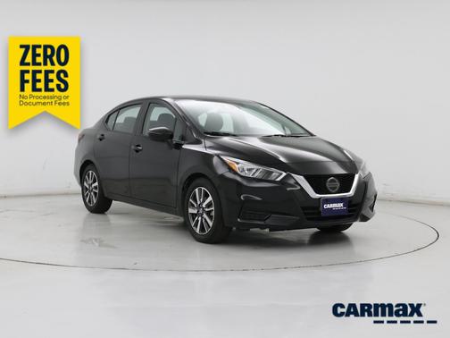 Black 2020 Nissan Versa SV