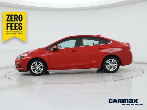 Red 2017 Chevrolet Cruze LT