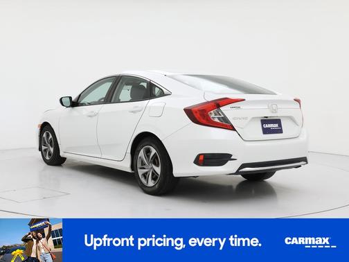 White 2021 Honda Civic LX