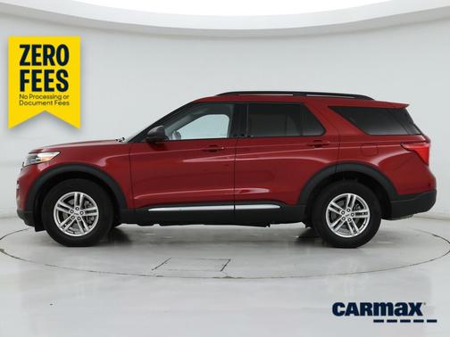 Red 2023 Ford Explorer XLT