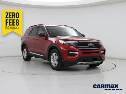 Red 2023 Ford Explorer XLT