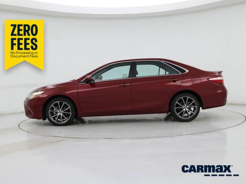 Burgundy 2016 Toyota Camry XSE