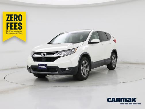 White 2018 Honda CR-V EX-L