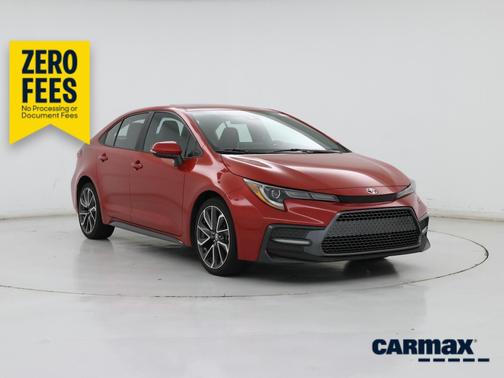 Red 2020 Toyota Corolla XSE