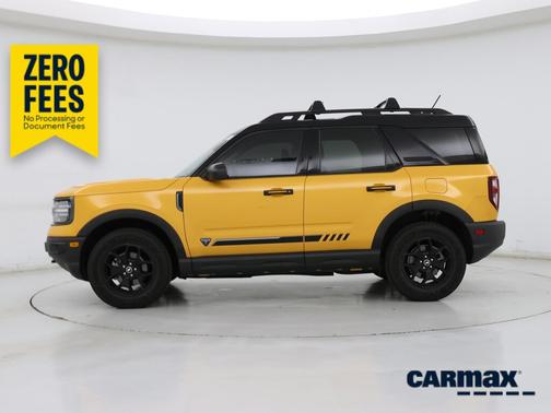 Yellow 2021 Ford Bronco Sport First Edition