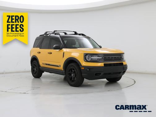Yellow 2021 Ford Bronco Sport First Edition