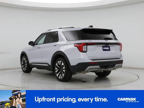 White 2025 Ford Explorer Platinum