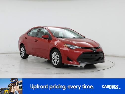 Red 2018 Toyota Corolla LE
