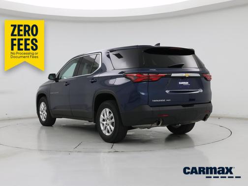 Blue 2023 Chevrolet Traverse LS