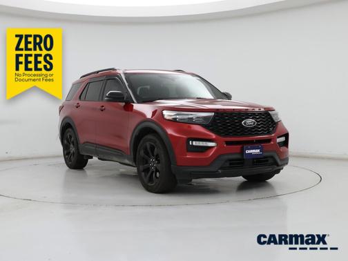 Red 2020 Ford Explorer ST