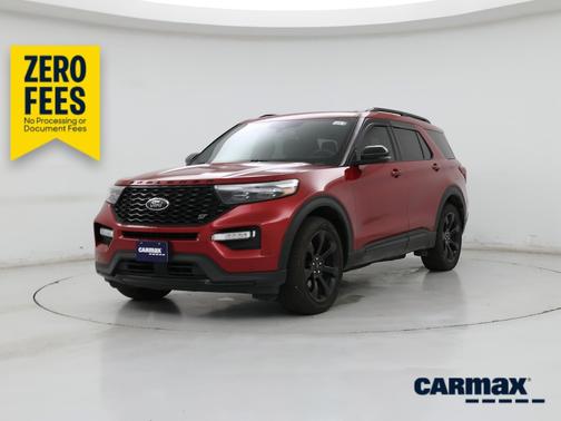 Red 2020 Ford Explorer ST