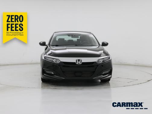 Black 2018 Honda Accord EX