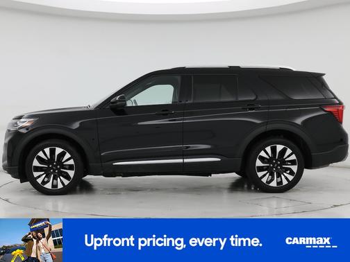 Black 2025 Ford Explorer Platinum
